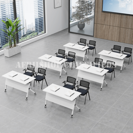 Office Chair; Foldable MDF Table