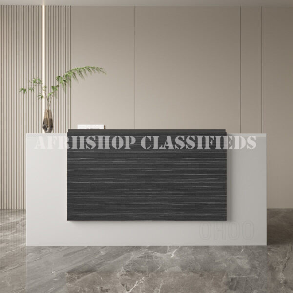 Reception Table : White Reception Office Table