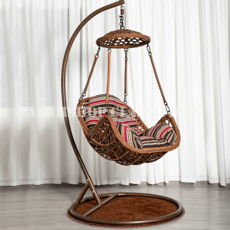 Office Chair; Modern Rattan Outdoor Swing Chair