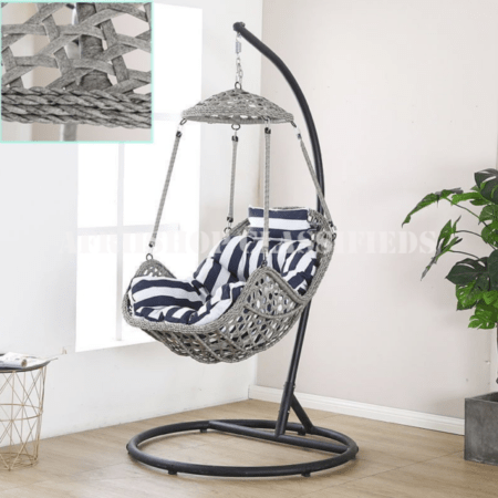 Office Chair; Modern Rattan Outdoor Swing Chair