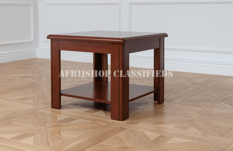 Coffee Table; Wooden Square Coffee Table