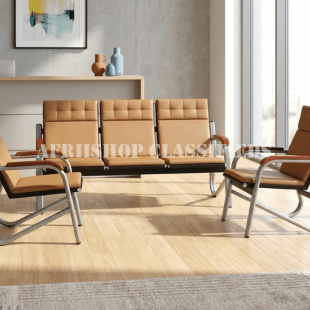 Office Bench : Waiting Office Sofa Bench 5-Seater