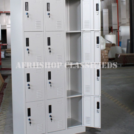 Office Cabinet: 9 Locker Steel Office Cabinet