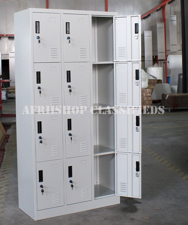 Office Cabinet: 9 Locker Steel Office Cabinet