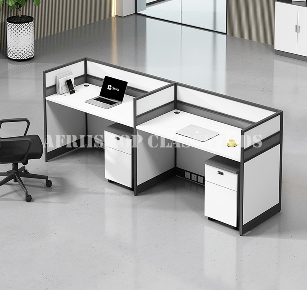 Office Workstation; Single Person MDF Cubic Office Workstation