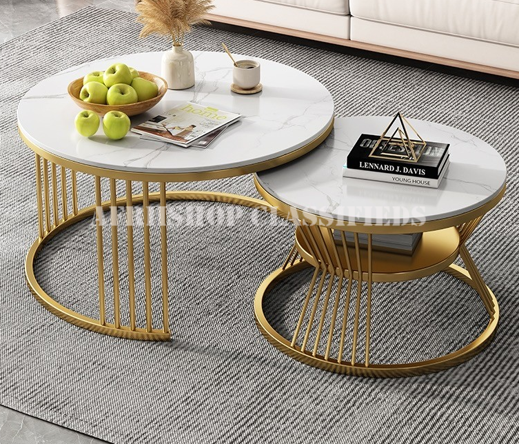 Coffee Table : Marble Top Coffee Table