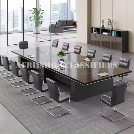 Boardroom Table; 6m Wooden Boardroom Table