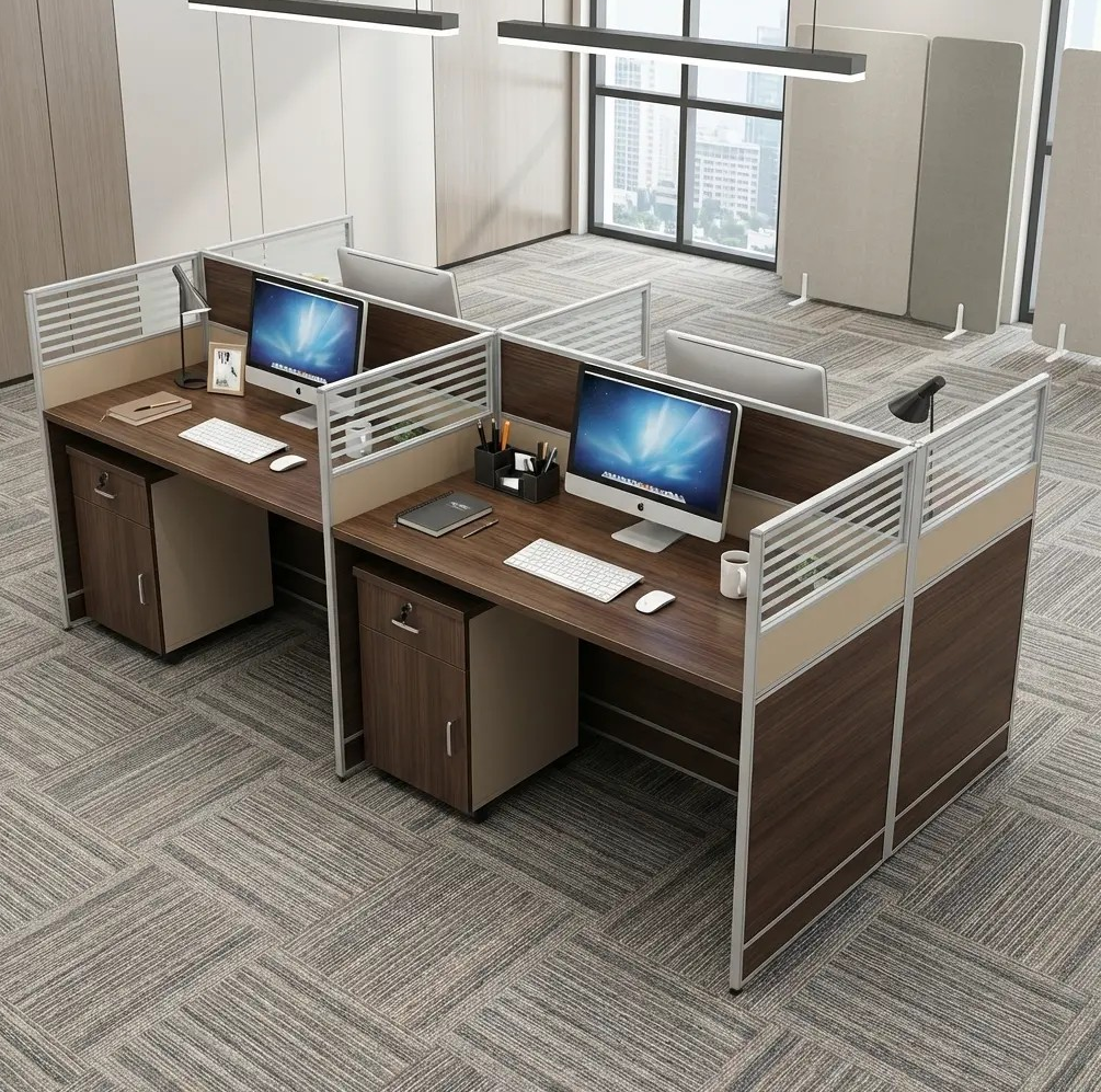 Office Workstation;4-Way Modular Office workstation