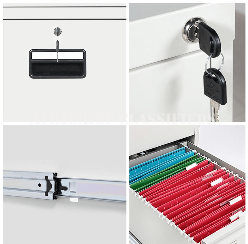 Office Cabinet; 4 Drawer Office Cabinet