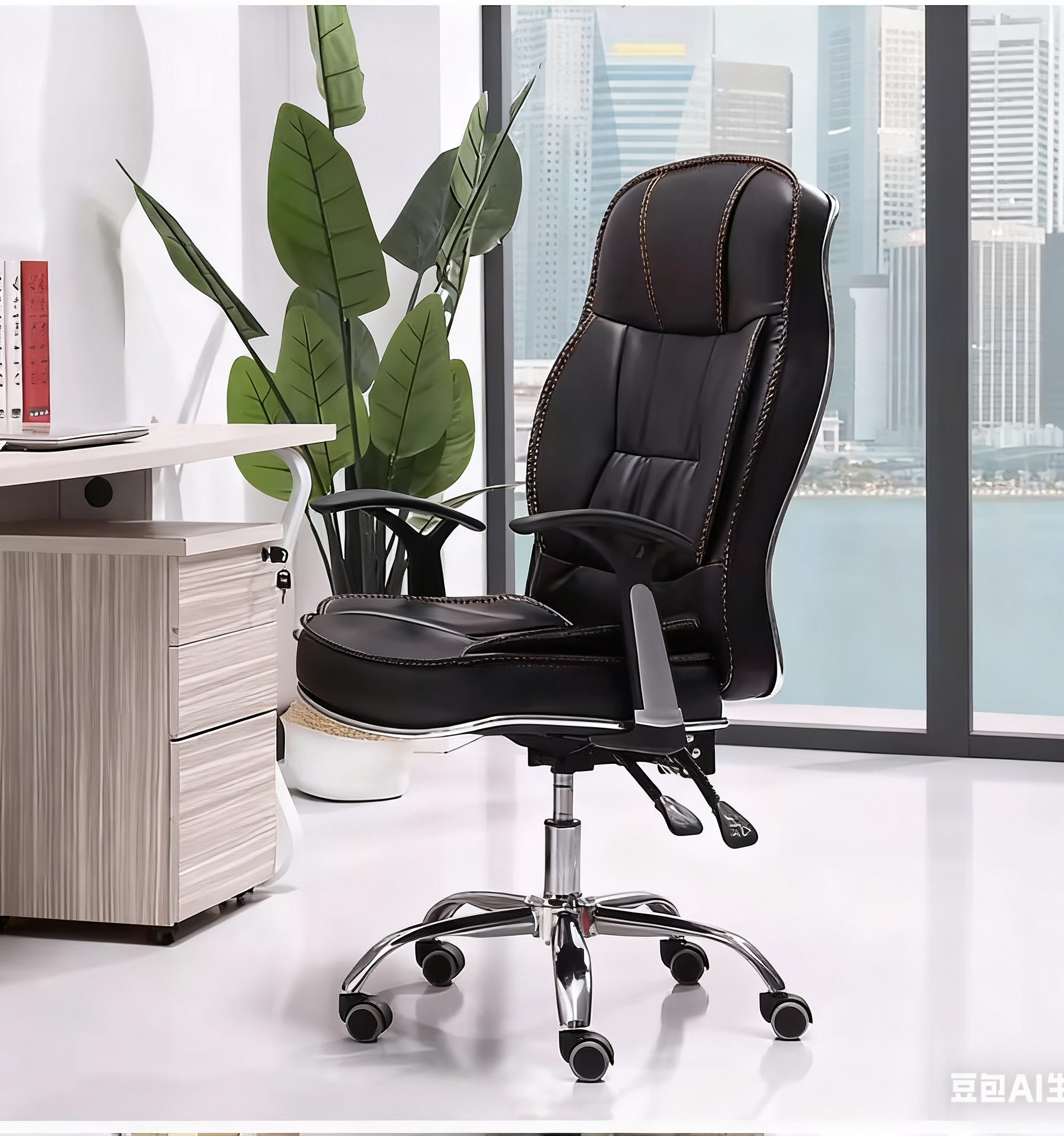 Office Chair : Executive Office Leather Chair