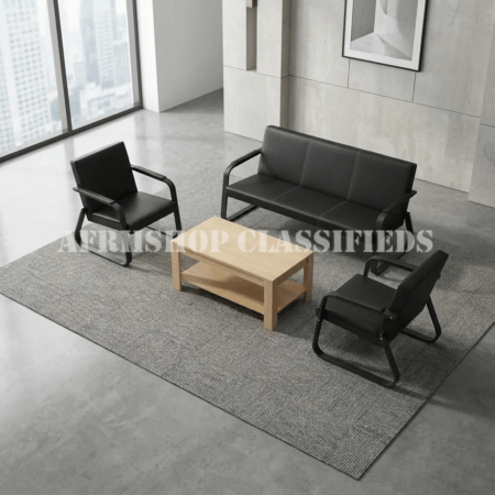 Office Sofa;5-Seater Executive Leather Office Sofa