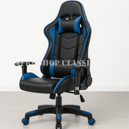 Gaming Chair; Leather High Back Gaming Chair