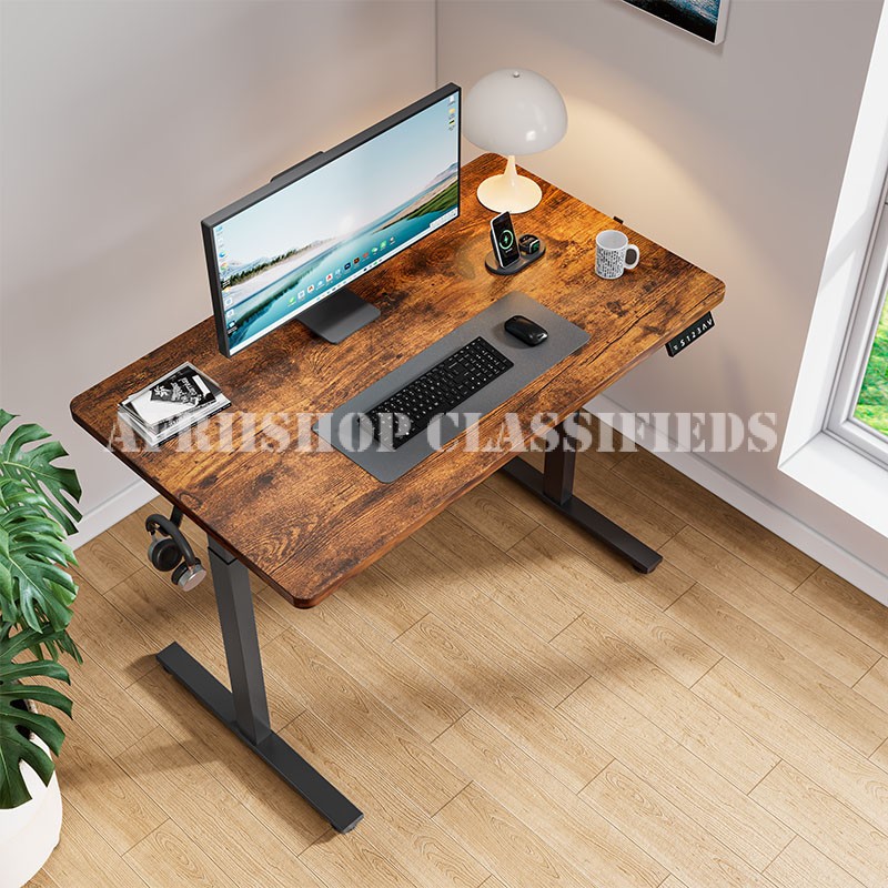 Office Desk : 1.6M Electric Standing Office Desk
