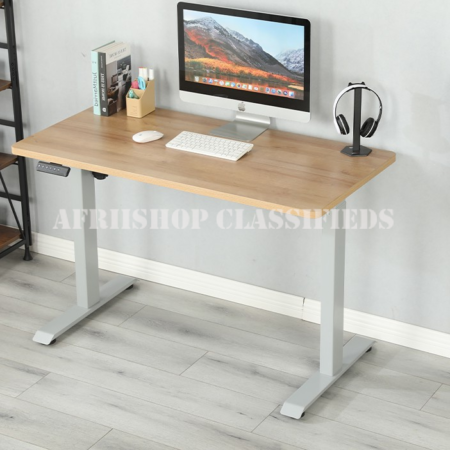 Office Desk : 1.4M Electric Standing Height Adjustable Office Desk