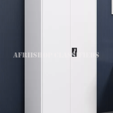 Office Cabinet: White 2 Door Steel Office Cabinet