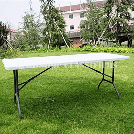 Outdoor Table; Heavy Duty Outdoor Plastic Table