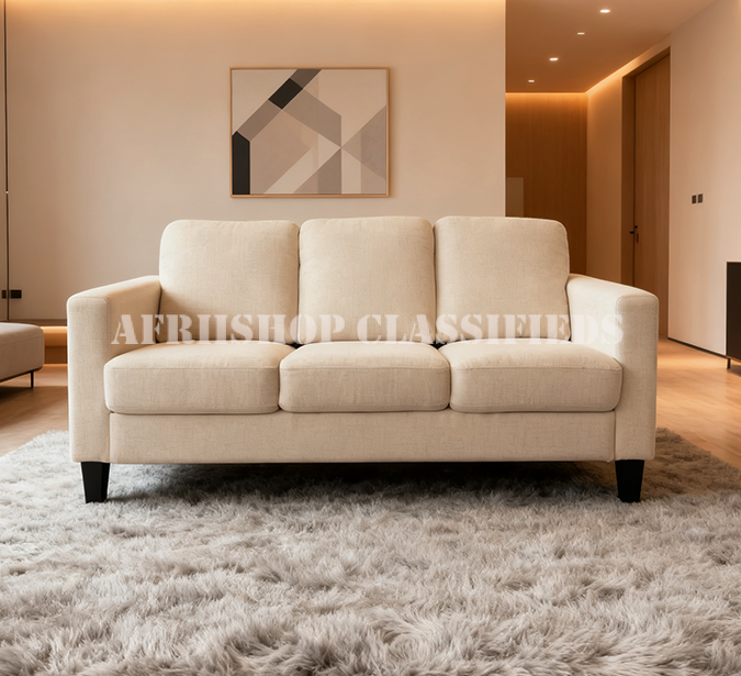 Home Sofa: 3 Seater Fabric sofa
