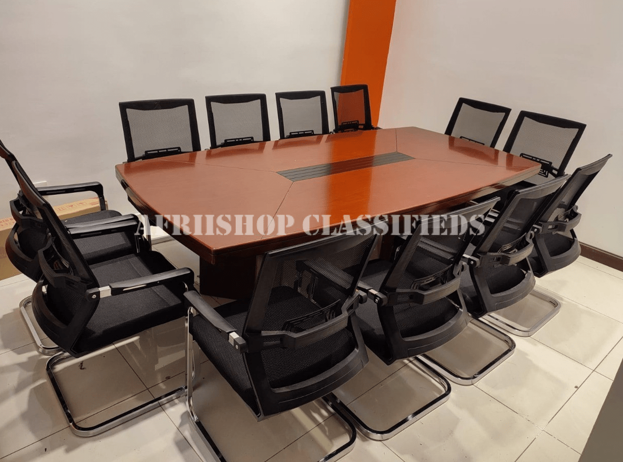 Conference Table; 3.5m Mahogany Conference Table
