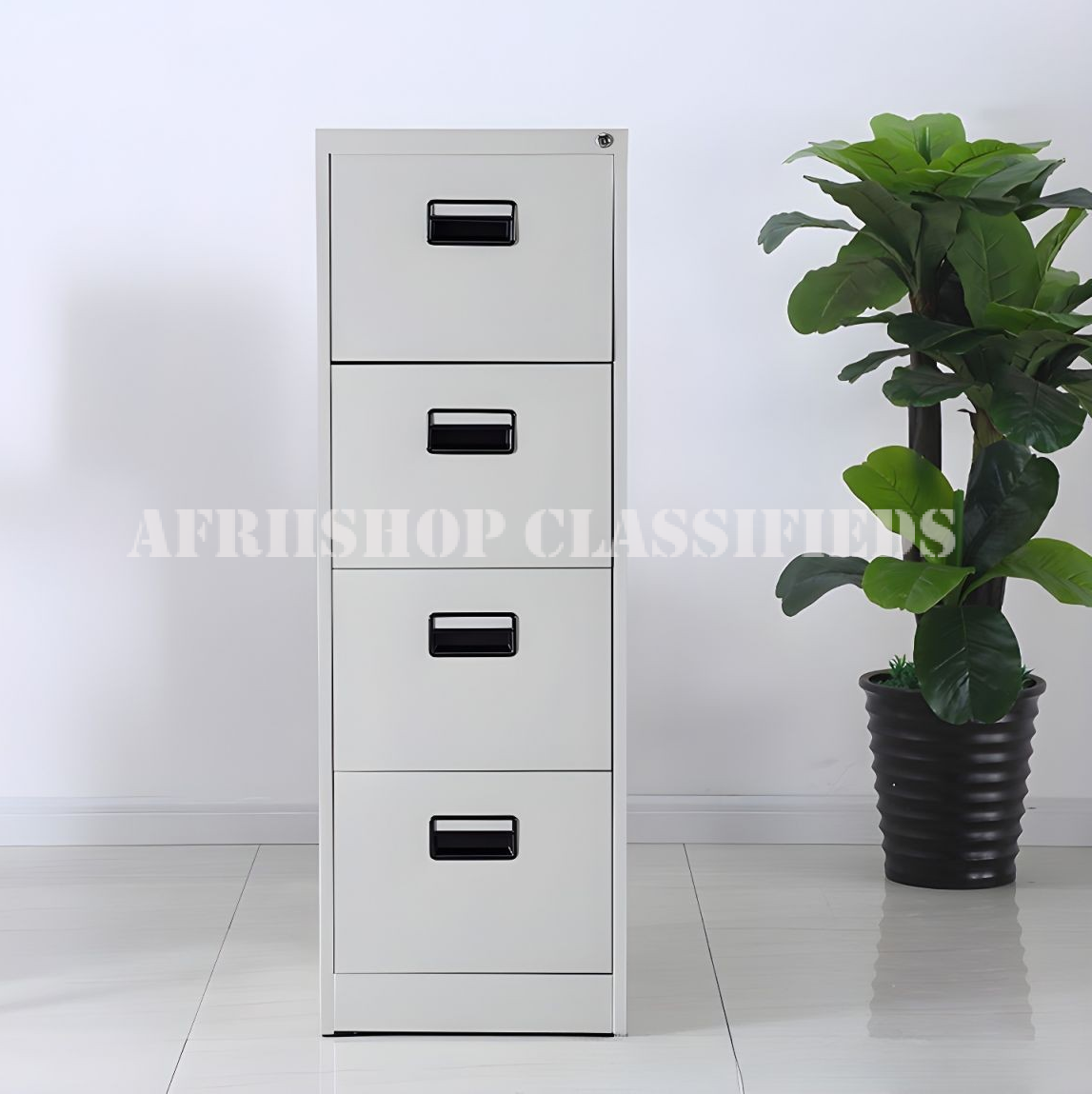 Office Cabinet; Steel 4 Drawer Office Cabinet