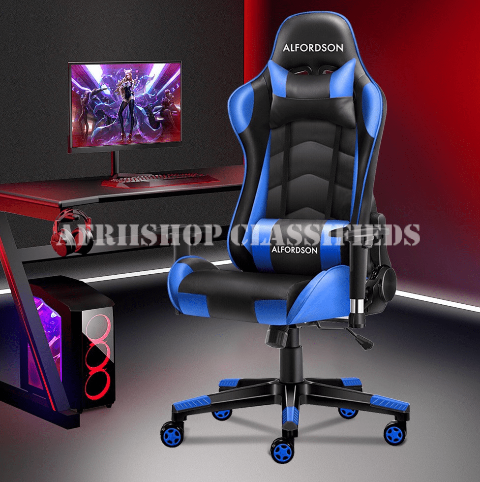 Gaming Chair; Leather High Back Gaming Chair