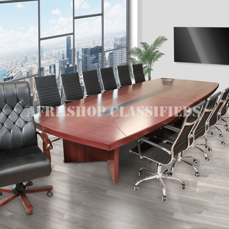 Conference Table; 3.5m Mahogany Conference Table