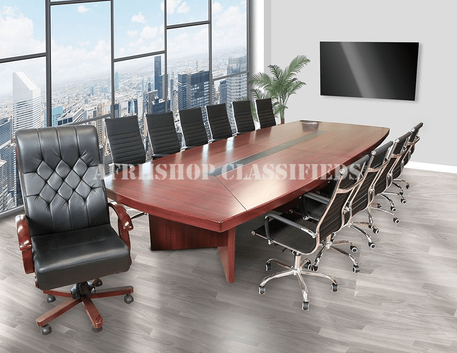 Conference Table; 3.5m Mahogany Conference Table