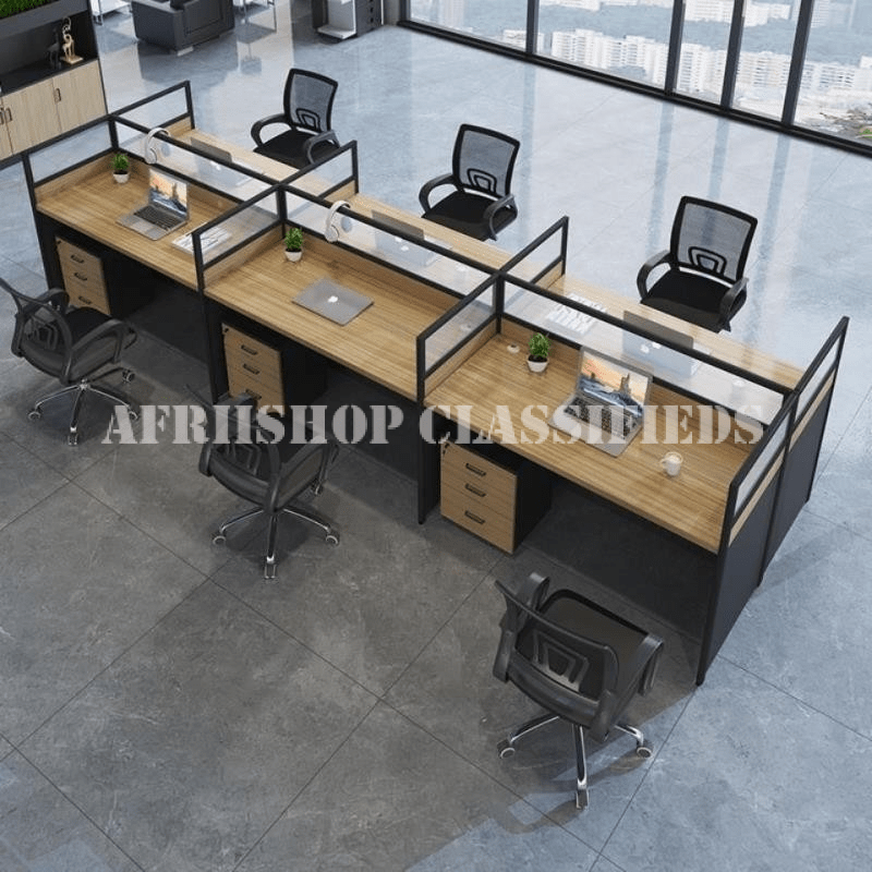 office Workstation : 6-Way Clerical office Workstation