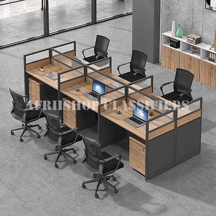 office Workstation : 6-Way Clerical office Workstation