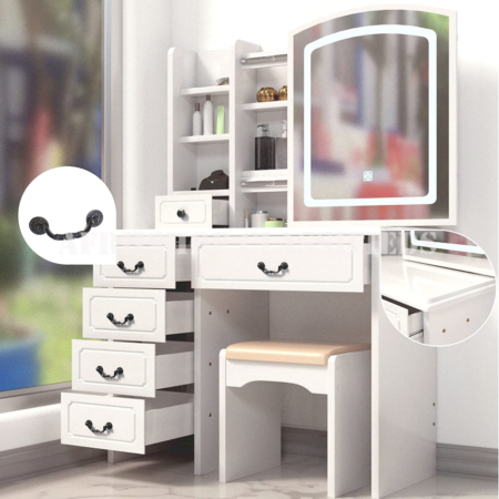Dressing Table;Vanity Dressing Mirror With Sliding Mirror