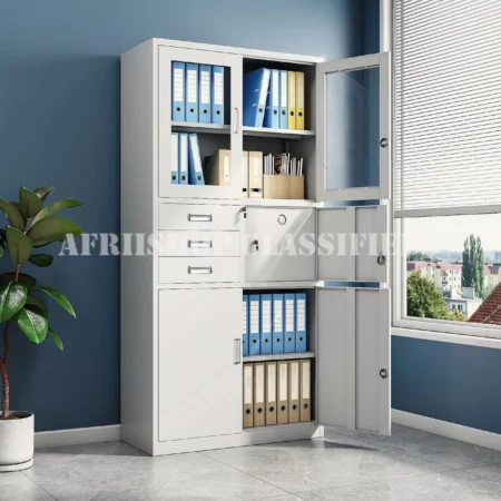 Office Cabinets:Office 2 Door Metallic Safe Cabinet