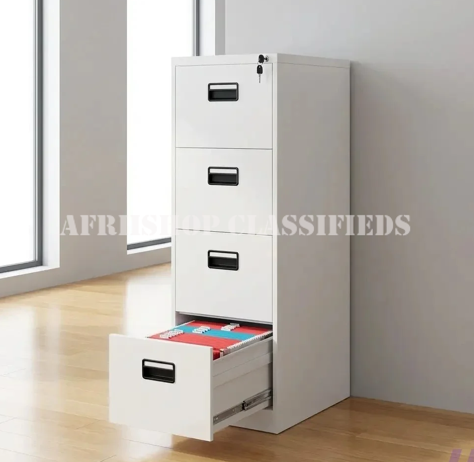 Office Cabinet; Steel 4 Drawer Office Cabinet
