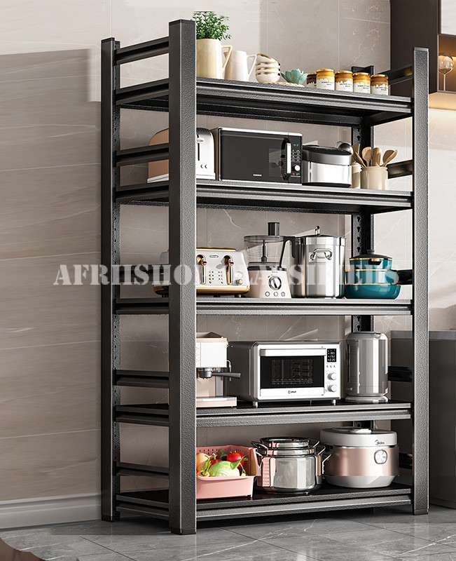 Office Bookshelf: 5 Tier Black Office Bookshelf