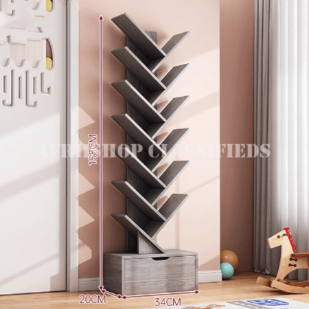 Office Bookshelf : Open Tree shaped Office bookshelf