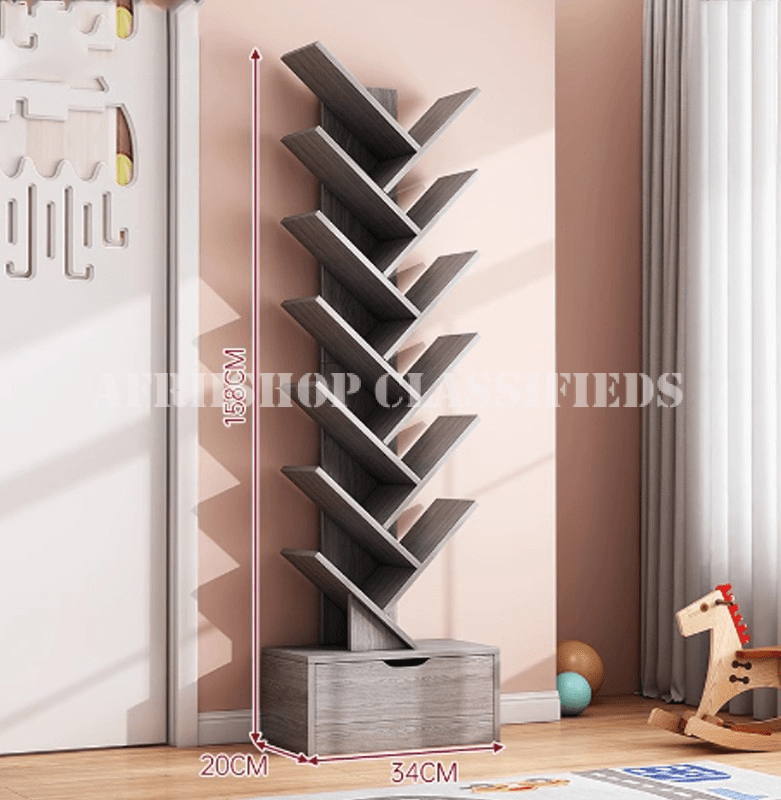 Office Bookshelf : Open Tree shaped Office bookshelf