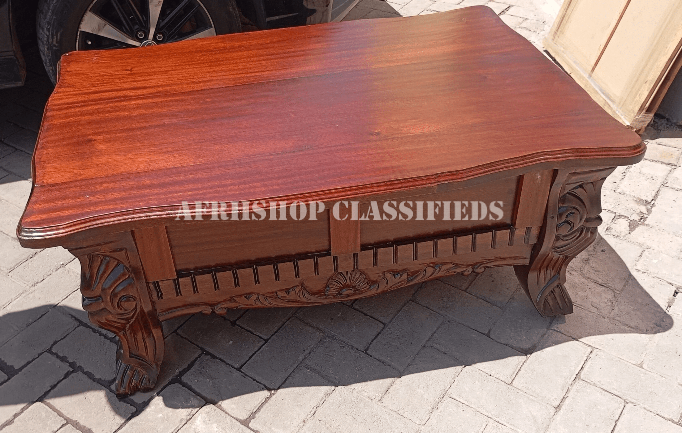 Coffee Tables : Rectangular Mahogany Coffee Table