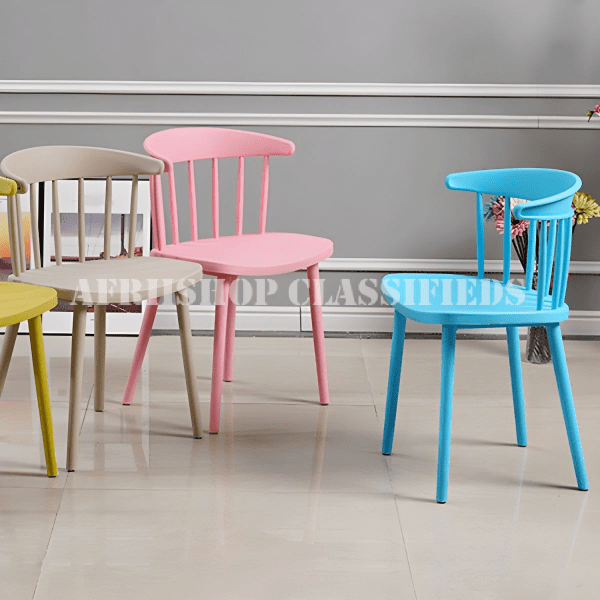 Dining Chair; Durable Stackable Dining Chair