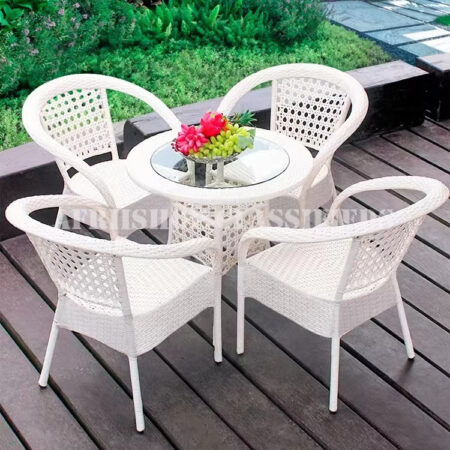 Dining Table; 4 Seater Outdoor Dining Set