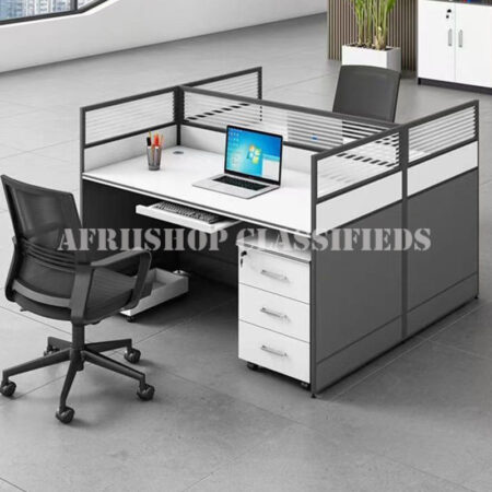 Office Workstation: 2 Way Office Workstation Desk