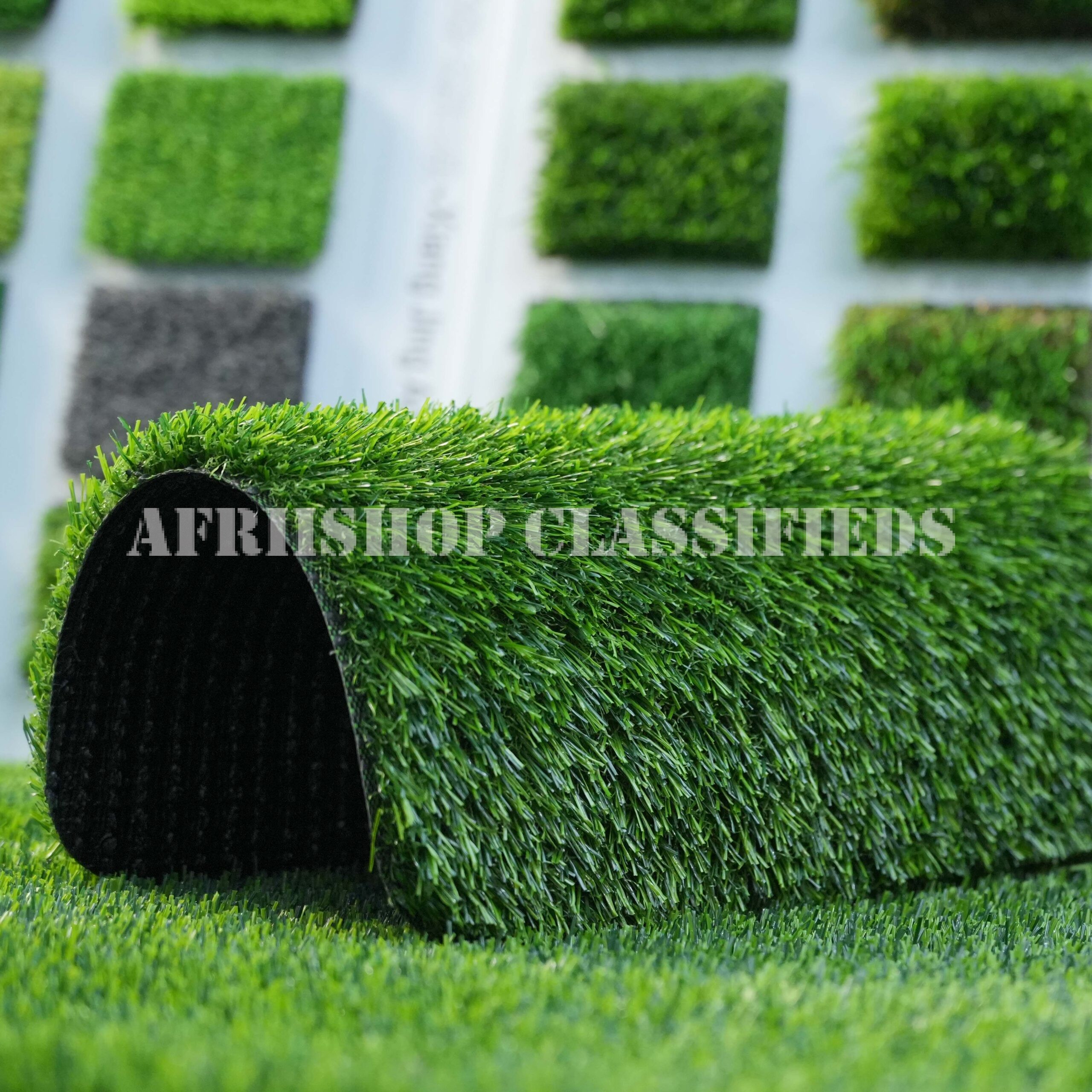 Carpet: Green Grass Office Carpet 1 Meter