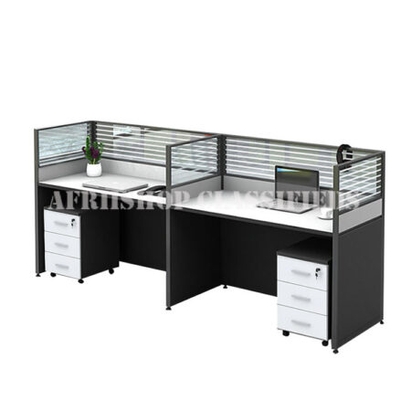 Office Workstation: 2 Way Office Workstation Desk