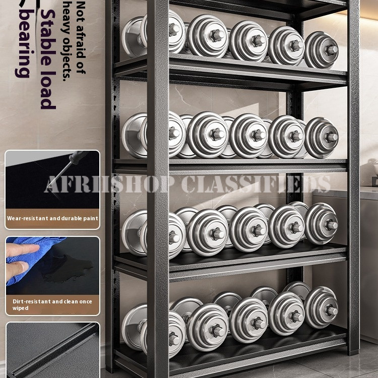 Office Bookshelf: 5 Tier Black Office Bookshelf