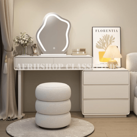 Dresser: White Dressing Table For Storage