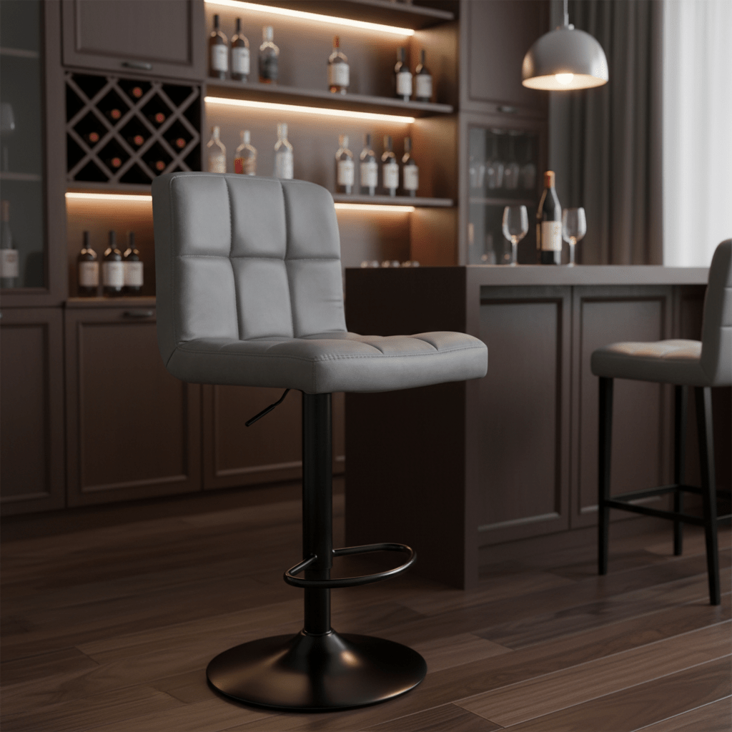 Bar Stool: Black Height Bar Stool
