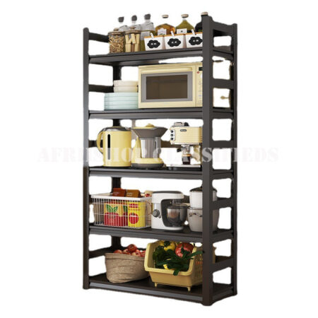Office Bookshelf: 5 Tier Black Office Bookshelf