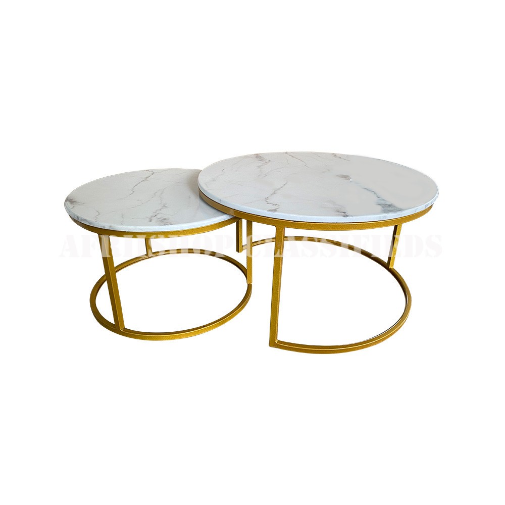 Dining Table: Modern Nesting Dining Coffee Table