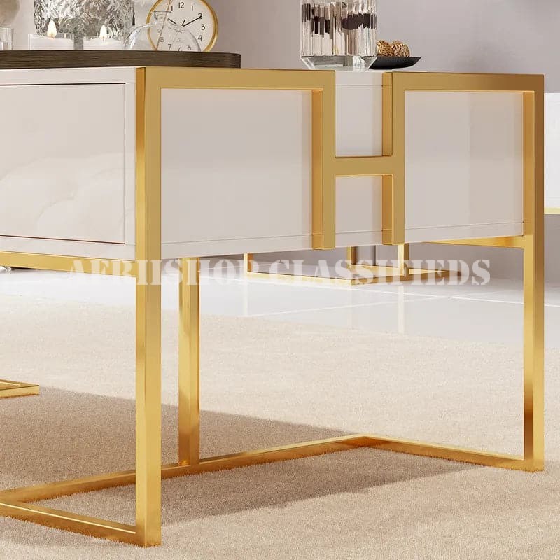 Coffee Tables:Modern Rectangular Coffee Table with 4 Drawers