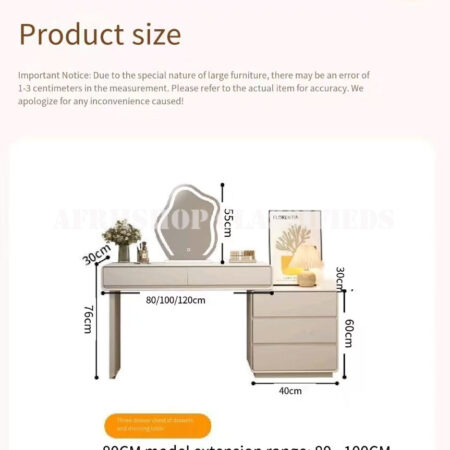 Dresser: White Dressing Table For Storage
