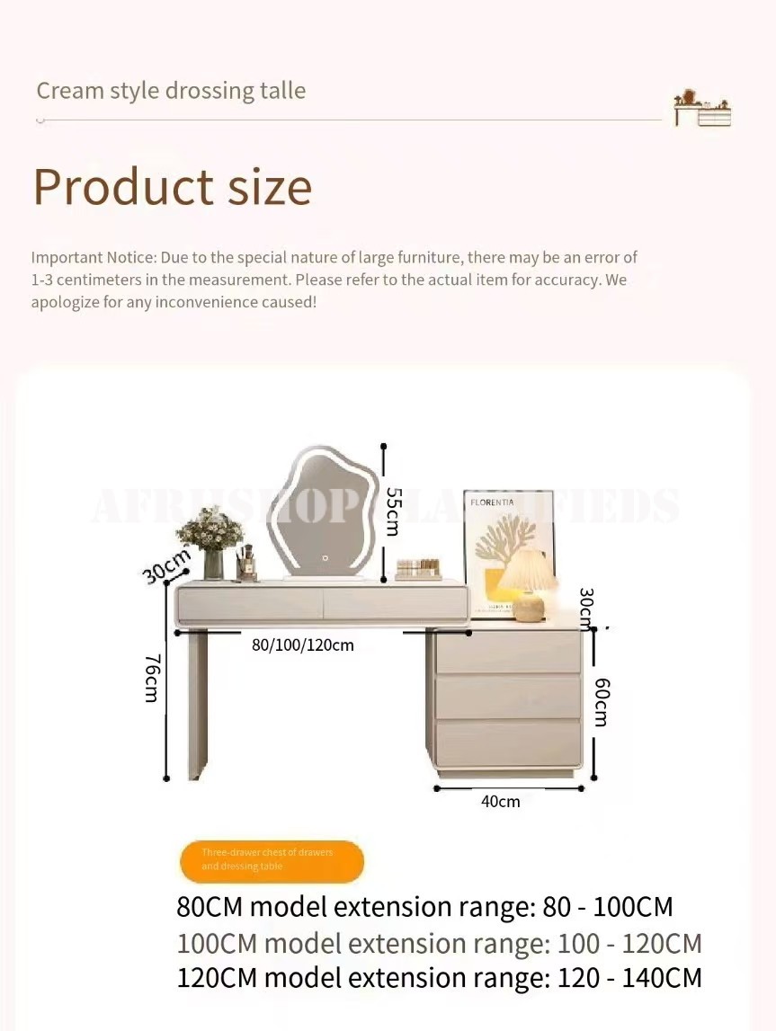 Dresser: White Dressing Table For Storage