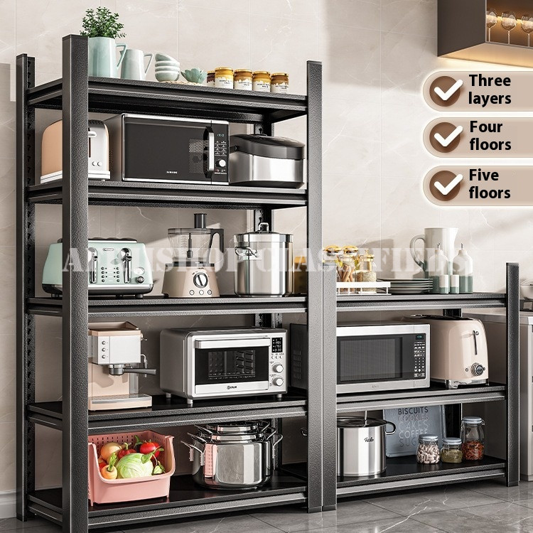 Office Bookshelf: 5 Tier Black Office Bookshelf