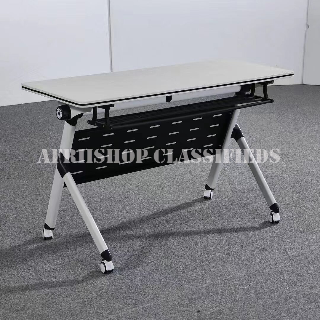 Office Table; Moveable Folding Office Table